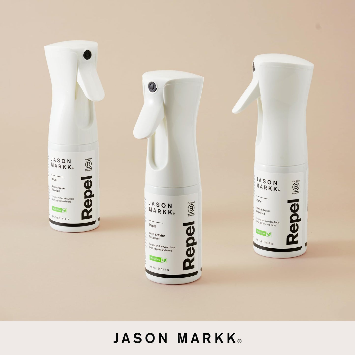 Jason Markk Shoe Protector Repel Spray, Water & Stain Repellent for Shoe and Sneaker Care, Non-Aerosol Footwear Protector Spray, Safe for Leather, Suede, Nubuck, Cotton, Knits, 5.4oz