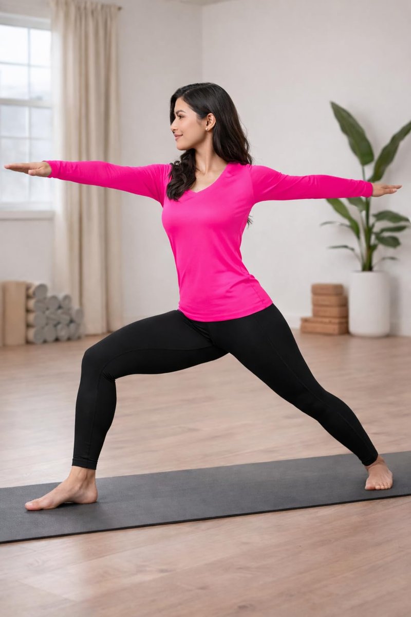 Opna Women's Long Sleeve Athletic Shirts – Moisture Wicking Dry Fit Workout Tops NEOPNK-M