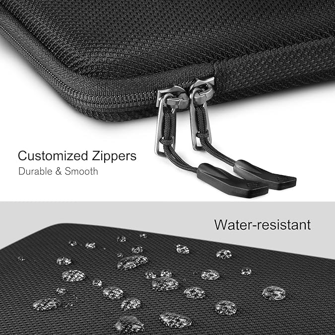FINPAC Hard Shell Laptop Sleeve Case for 13-inch MacBook Air M3/A3113 M2/A2681 M1/A2337 2024-2018, MacBook Pro 14 2024-2019 M4/M3/M2, MacBook Pro 13 A2686 A2338, Shockproof Cover Carrying Bag,