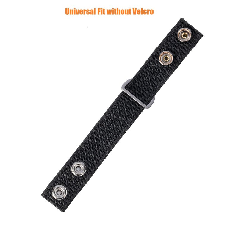 TACNEX Duty Belt Suspenders Loop Attachment with Metal Ring Nylon Tool/Utility Belt Keepers Connectors Police Harness Extenders/Adapter fit up to 2.25 inch Wide Universal Fit