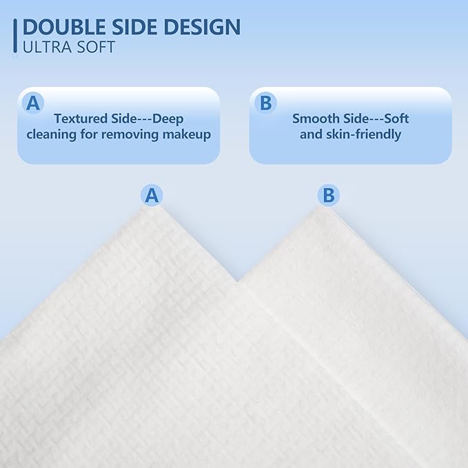 Disposable Face Towels Travel, Ultra Soft Facial Towels