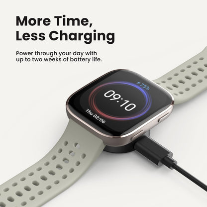 Amazfit Bip 6 Smart Watch 46mm, 14 Day Battery, 1.97" AMOLED Display, GPS & Free Maps, AI, Bluetooth Call & Text, Health, Fitness & Sleep Tracker, 140+ Workout Modes, 5 ATM Water-Resistance, Black