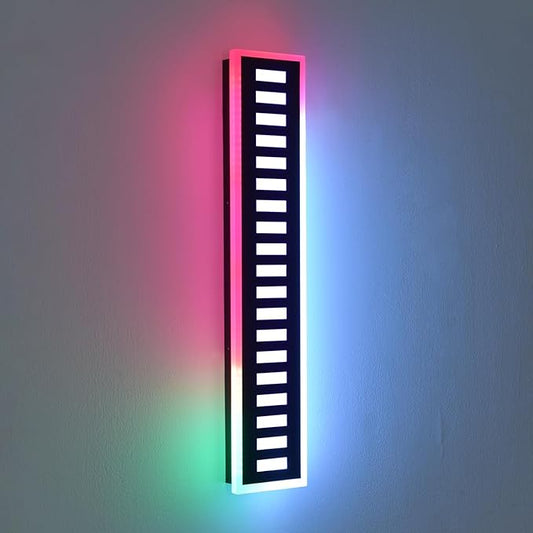 Outdoor Wall Light 24W RGB Modern Outdoor Wall Light LED External Lighting Fixture 23.6" Porch Lamp Waterproof for Patio, Garage