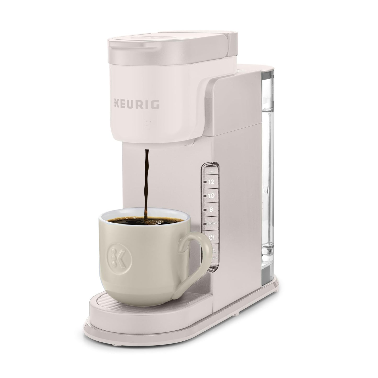 Keurig K-Express Single Serve K-Cup Pod Coffee Maker, 3 Brew Sizes, Strong Button Feature, 42oz Removable Reservoir, Black