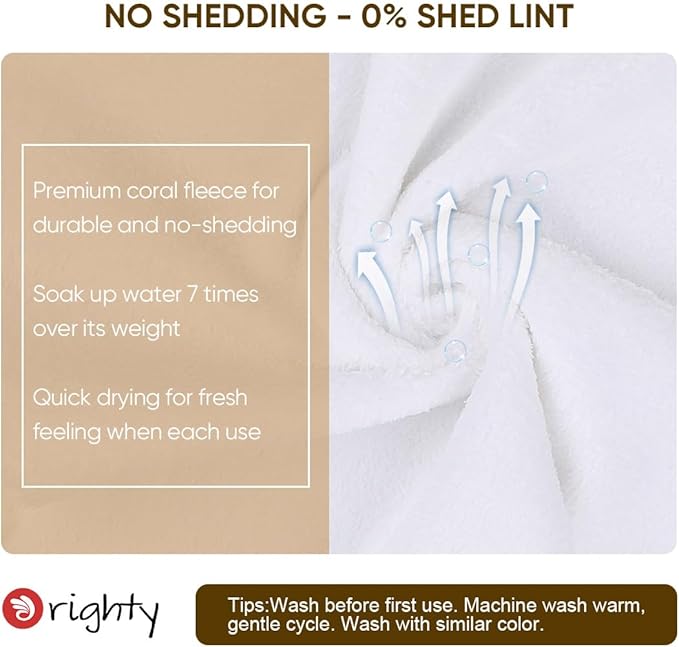 Orighty Washcloths 96 Pack, Ultra Soft Face Cloths 12 x 12 inch, Absorbent &