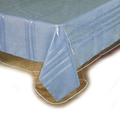 (150cm x 300cm) - Clear Plastic Tablecloth Protector, Table Cloth Vinyl (150cm x 300cm)