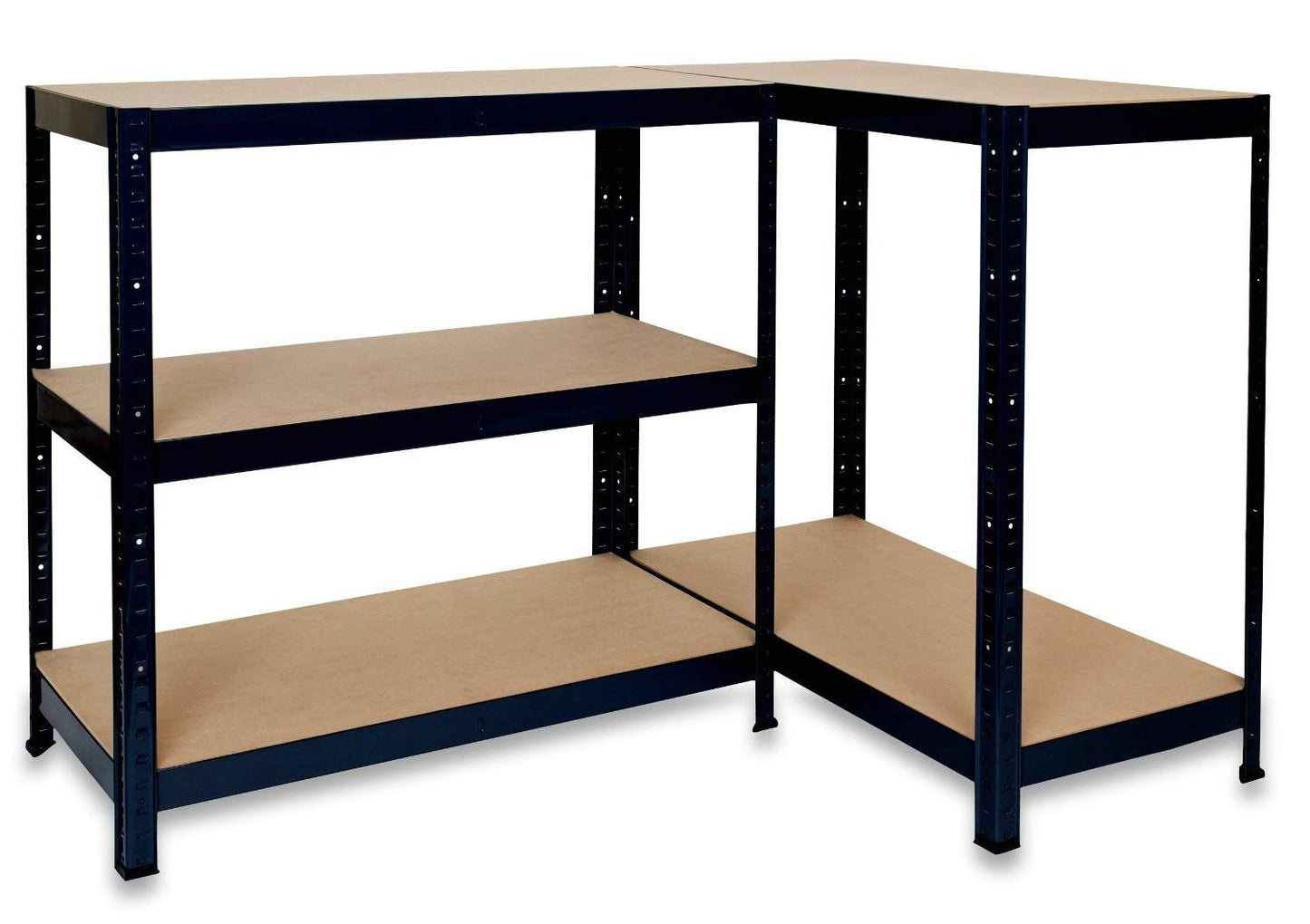 The Shopfitting Shop 5 Tier Boltless Garage Shelving Workshop Storage Racking Shelves Heavy Duty Metal 1800 x 900 x 400