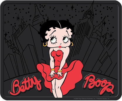 4PC Front & Rear Rubber Floor Mats Set - Betty Boop - NY New York City Sky Line