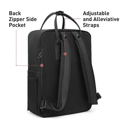 KALIDI Unisex Lightweight Backpack School Bag Water-resistant Casual Rucksack fits 15 inch Laptop for Boys Girls Men and Women