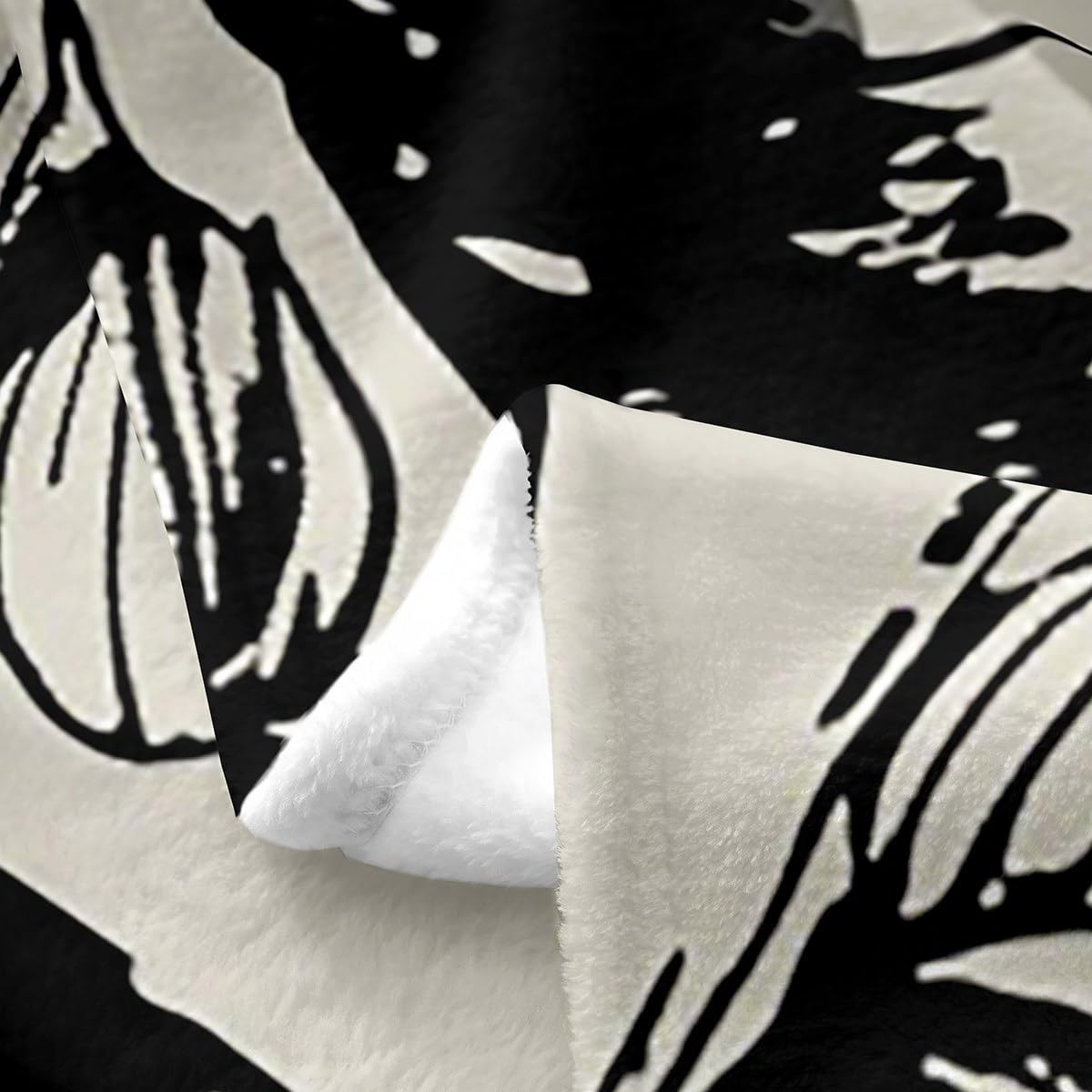 Death Moth Flannel Blanket for Boys Girls Adult,Gothic Death Skull Fleece Blanket Warm Throw, Youth Bohemian Throw Blanket 90"x90" Ultra Soft, Skeleton Bones Plush Blanket Bedroom Decor