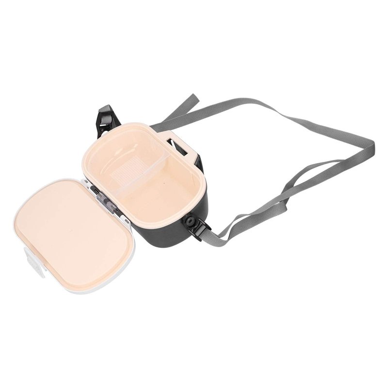 Worm Bait Holder Insulated Plastic Bait Earth Worm Holder Fishing Bait Case Fishing Tackle Container with Strap Bait Storage Easy to Reach Other Fishing Tools and Accessories