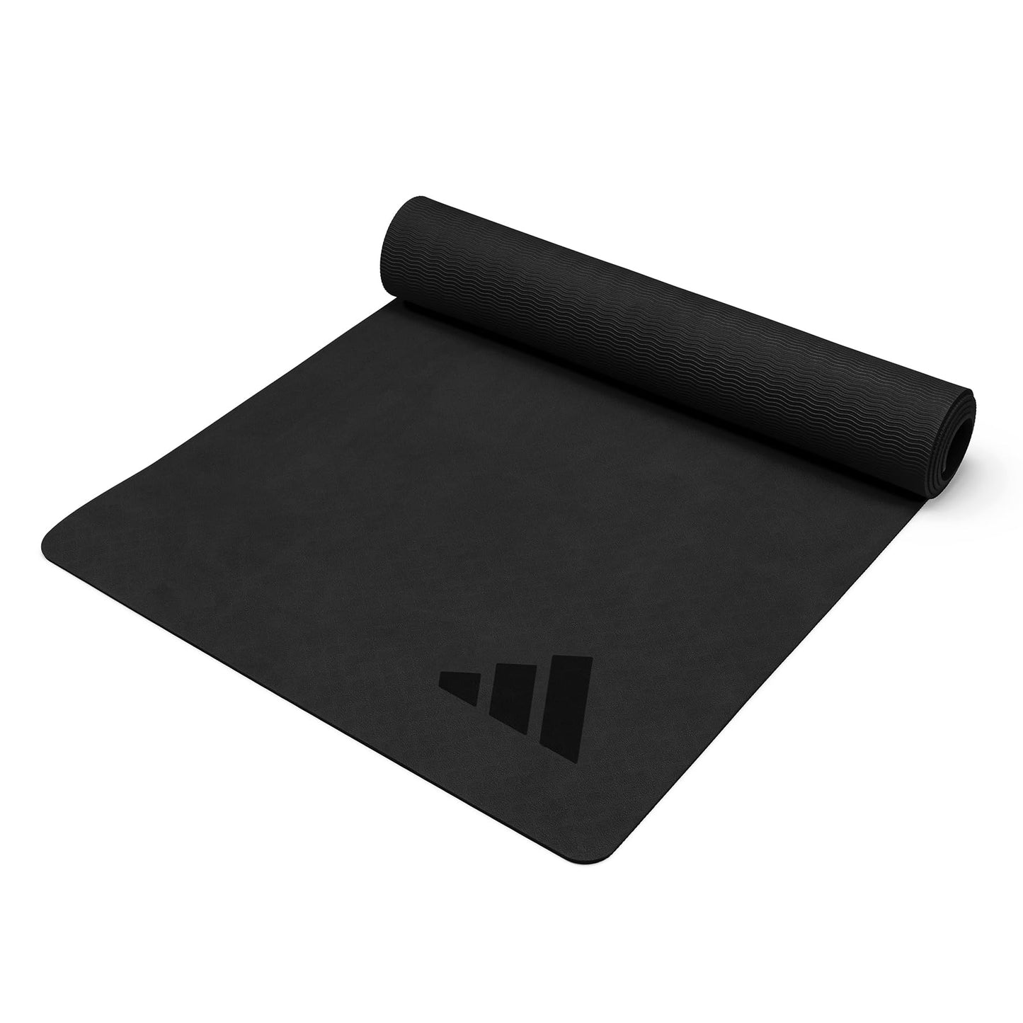 adidas Premium Yoga Mat, Firm-Density Workout Mat, 5 mm