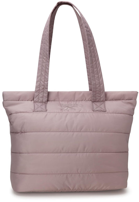 Reebok Womens Tote Bag - Lightweight Carry On Puffer Quilted Tote Bag for Travel Work Travel and Daily Essentials, Size One Size, Beatrice Latte