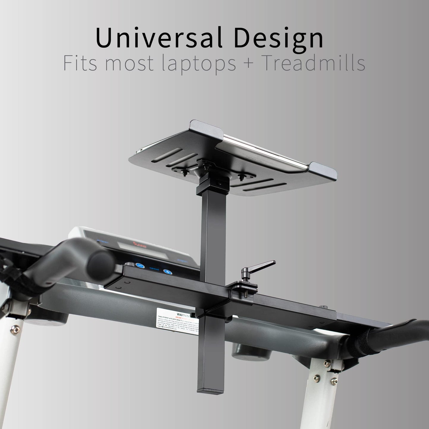 VIVO Universal Laptop Treadmill Desk, Adjustable Ergonomic Notebook Mount Stand for Treadmills Stand-TDML1