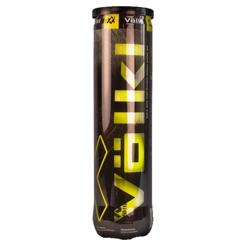 Volkl 4 Pack Tennis Balls, yellow