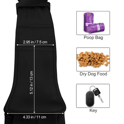 PETLOFT Reversible Sling Carrier, Adjustable, Hands-Free Cross-Body Design with Collar Hook for Small Pets up to 4.99kg (Black)