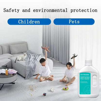 Dreame Cleaning Solution, Cleaning Solution for Dreame Robot Vacuum L10s Ultra/L10s Ultra Gen 2/L10 Prime/ L40 Ultra/X40 Ultra Complete/X50 Ultra, 1000 ML Bottle for Deep Cleaning
