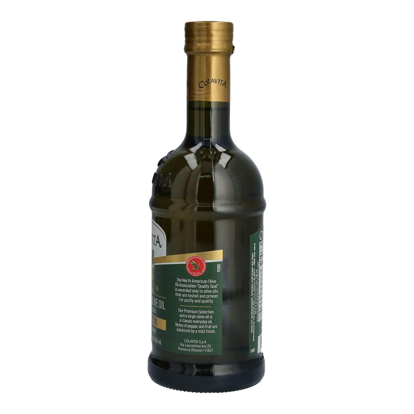 Colavita Premium Selection Extra Virgin Olive Oil Glass Bottle 25.5 Fl Oz