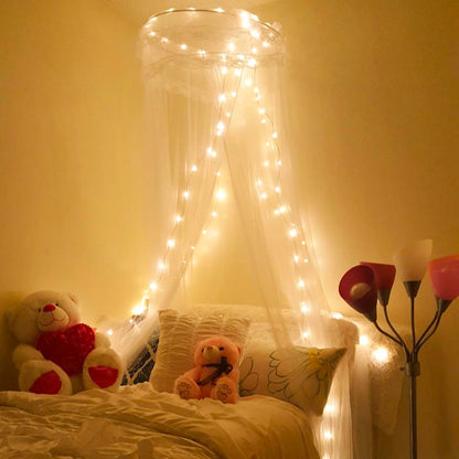 Lepro Fairy Lights Plug in, 10m 100 LED Copper Wire Fairy Lights, 33ft Warm White Christmas Tree Lights, Fairy String Lights Mains Powered for Christmas Decorations, Bedroom, Party, Wedding and More