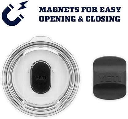 YETI Rambler Tumbler, Vaccum Insulated Stainless Steel Tumbler with Magslider Lid, Navy, 10 oz (295 ml)