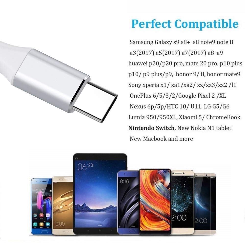 4 in 1 Charging Cable, USB C Lightning Adapter USB C to USB C 60W PD [Fast Charging & Data Sync] 4 in 1 Multi Charger for iPhone 16 15 14 13 12,MacBook Pro 2023 iPad mini 6/Pro,Samsung Galaxy S22 S21