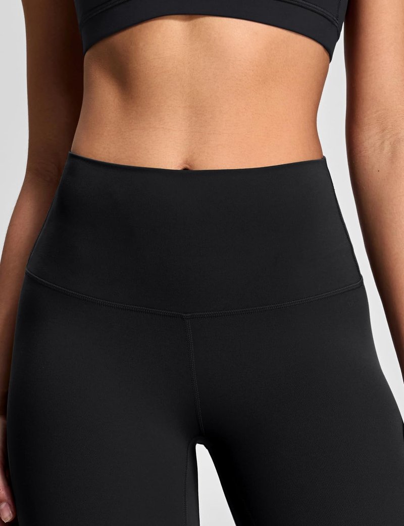 HeyNuts Workout Pro High Waisted Yoga Capris Leggings for Women, Tummy Control Compression Running 3/4 Cropped Pant 21'' Black XXL(16)