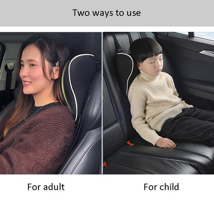 ZATOOTO Car Neck Pillow - Memory Foam Car Headrest Pillow, Car Neck Pillows for Driving, Neck Support for Adult and Child, Black