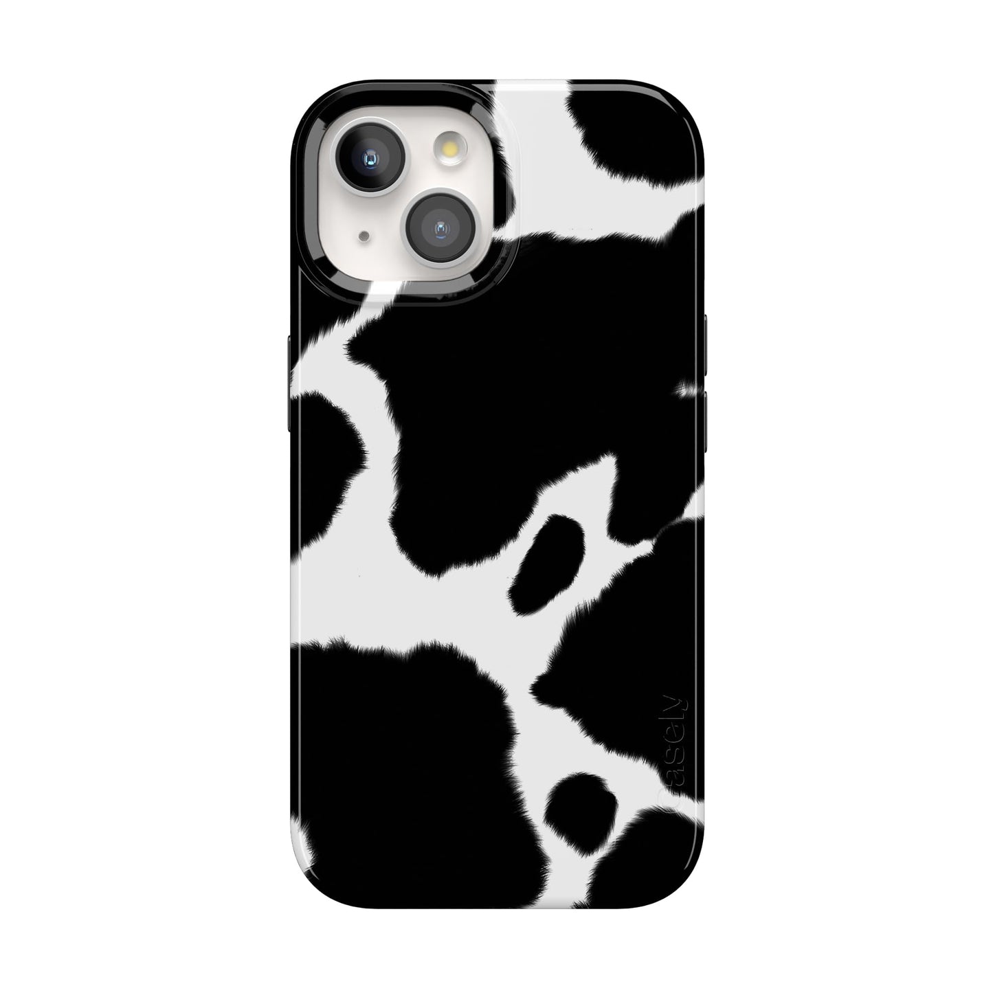 Casely iPhone 15 Plus Case | Fit Check | Neutral Checkerboard Checkered Classic Case | Compatible with MagSafe