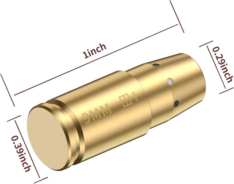 Bore Sight Cal 223 | 5.56mm, 300 Win Mag & More - Red Dot Boresighter with Batteries