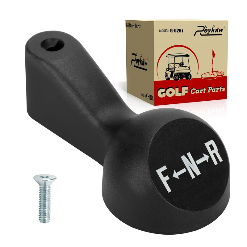 Roykaw Golf Cart Switch Handle, 48 V Forward and Reverse Shifter Handle Replacement Compatible with Club Car DS/Precedent (1985-up) and Tempo (2018-up) Gas and Electric Models, OEM# 1012987, 1013198