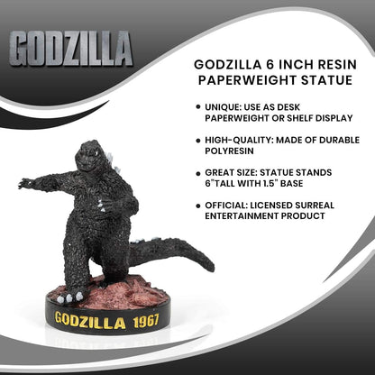 Toynk 6-Inch Resin Statue - Collectible King of Monsters Figure Paperweight - Great Desk Decor, Home Shelf Decorations - Decorative Fantasy Figurine - Halloween, Birthday, Movie Monster Fan Gifts