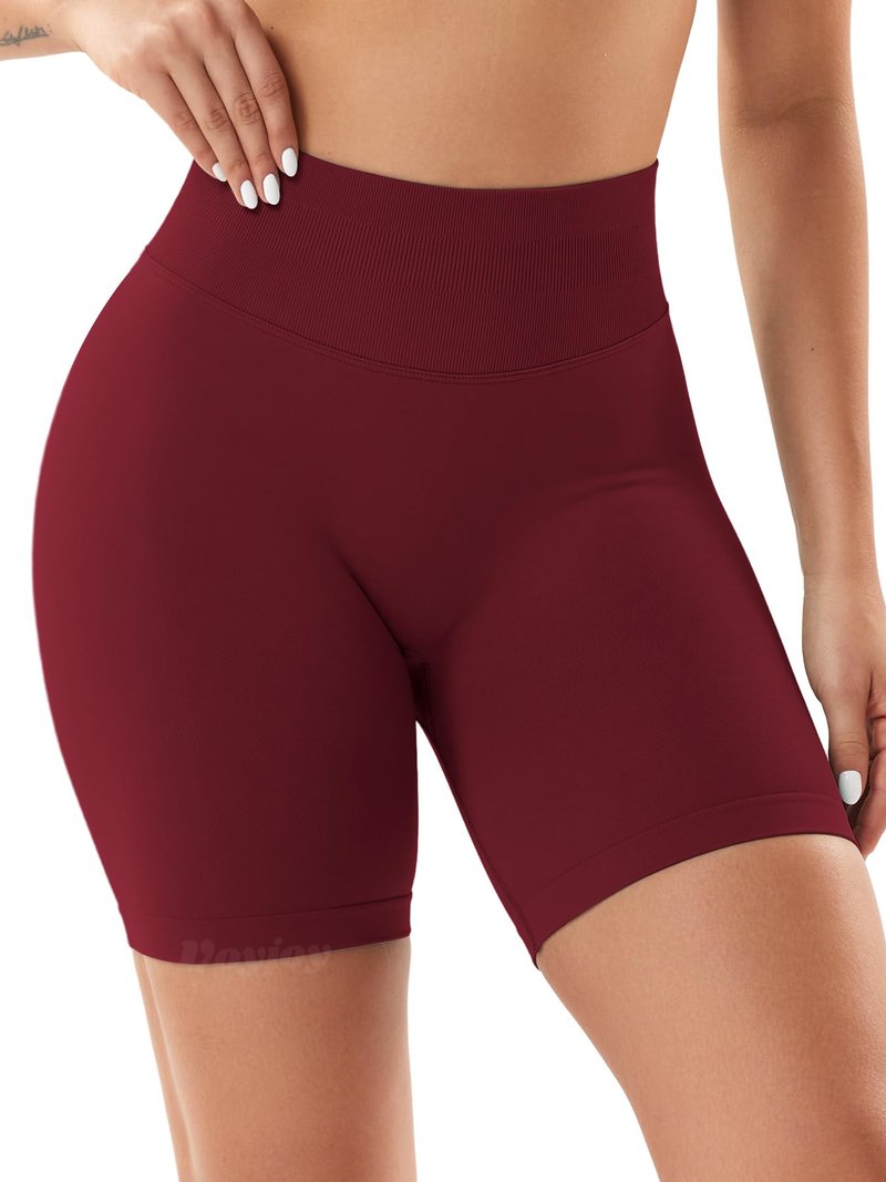 VOYJOY Women Workout Impact Shorts 2.5"/ 3.6"/ 4.5"/ 6" Scrunch Butt Lifting Gym Seamless Booty Biker Shorts Scarlett