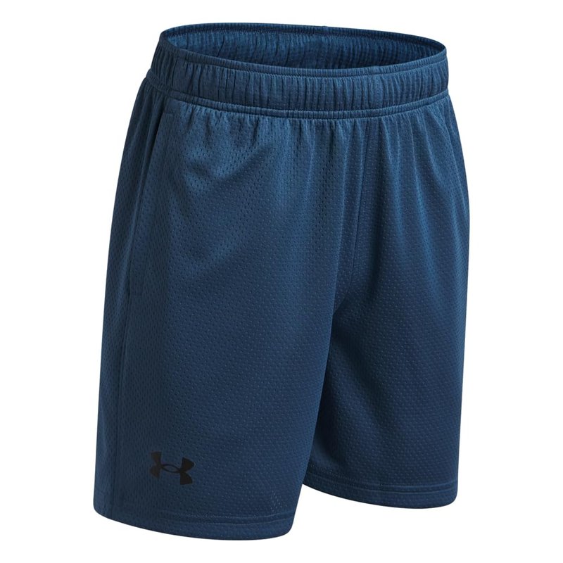 Under Armour Boys' Tech Mesh Shorts, (498) Wham Blue / / Black, Youth X-Small