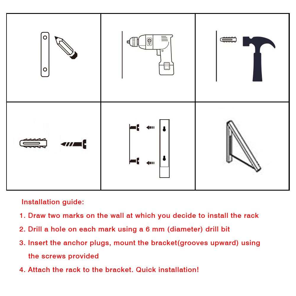 Anjuer Retractable Clothes Rack - Wall Mounted Folding Clothes Hanger Drying Rack for Laundry Room Closet Storage Organization, Aluminum, Easy Installation (Black)