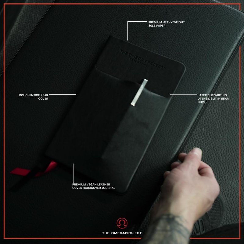 The Omega Project Black Book Training Journal – Tactical Fitness Planner Designed by U.S. Special Operations Forces