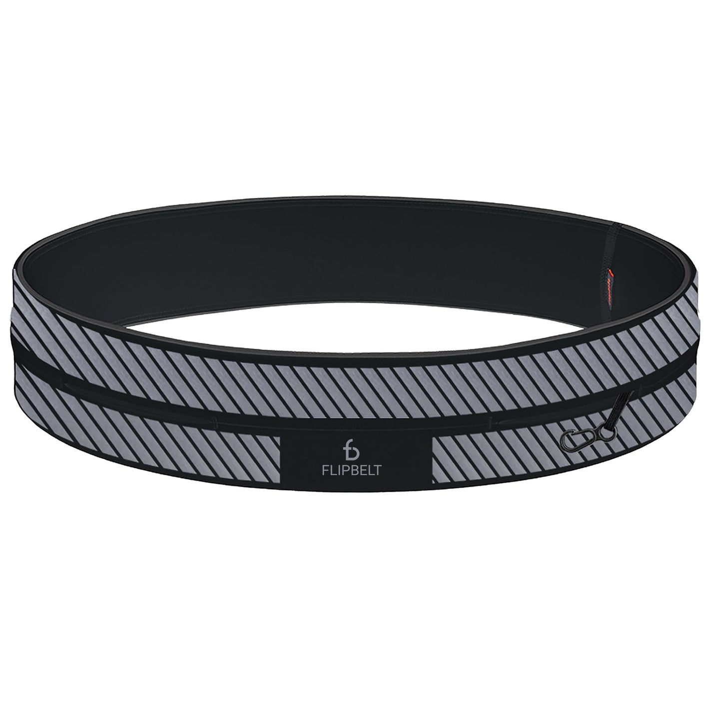 FlipBelt Classic Running Belt, Running Fanny Pack for Women and Men, Non Chafing Waist Band Pack for Phone, Moisture Wicking Storage Belt, USA Company