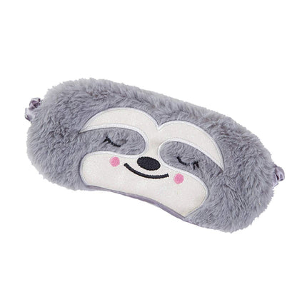 Cute Animal Sleeping Mask Soft Plush Blindfold Cute Rabbit Panda Koala Eye Cover Eyeshade for Kids Teens Girls Women (Flamingo)