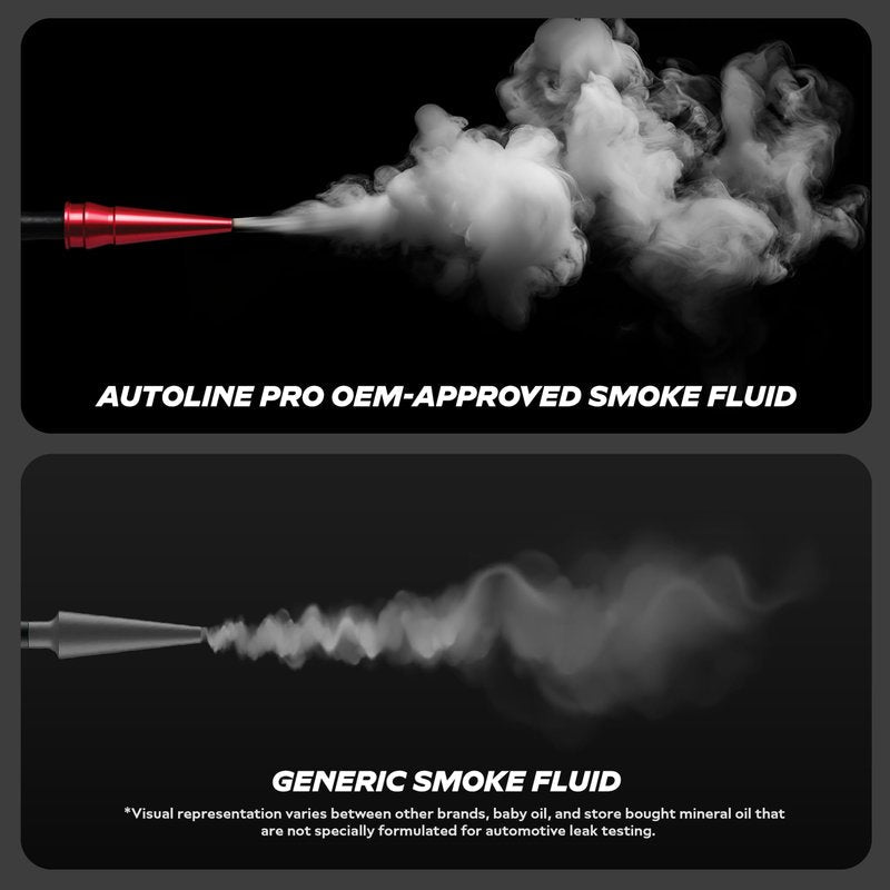 AutoLine Pro Automotive Best Ranked Clean & High-Density Smoke Fluid Solution for Smoke Machines (EVAP, Vacuum, and More) [Not for Ventus]