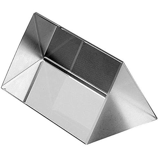 Amlong Crystal 2.5 inch Optical Glass Triangular Prism for Teaching Light Spectrum Physics and Photo Photography Prism, 60mm