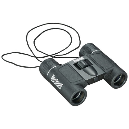 Bushnell Powerview 10x25 Compact Binoculars, High-Power Folding Roof Prism, Lightweight & Portable, Non-Slip Grip, Black - Ideal for Sports, Wildlife, and Outdoor Adventures