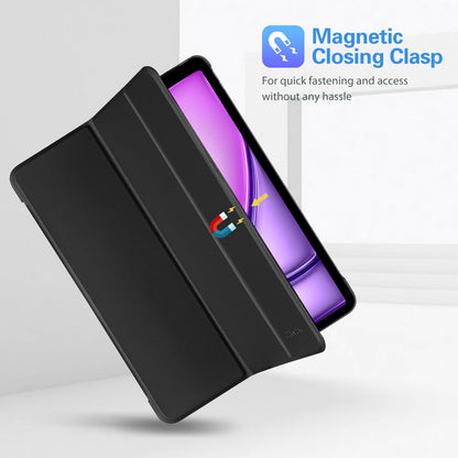ProCase Case for iPad Pro 12.9" 6th/5th/4th/3rd Gen/iPad Air 13" (M3/M2), Cover for iPad Pro 12.9 Inch 2022 2021 2020 2018/ iPad Air 13 Inch 2025 2024, Slim Stand Hard Back ShellBlack