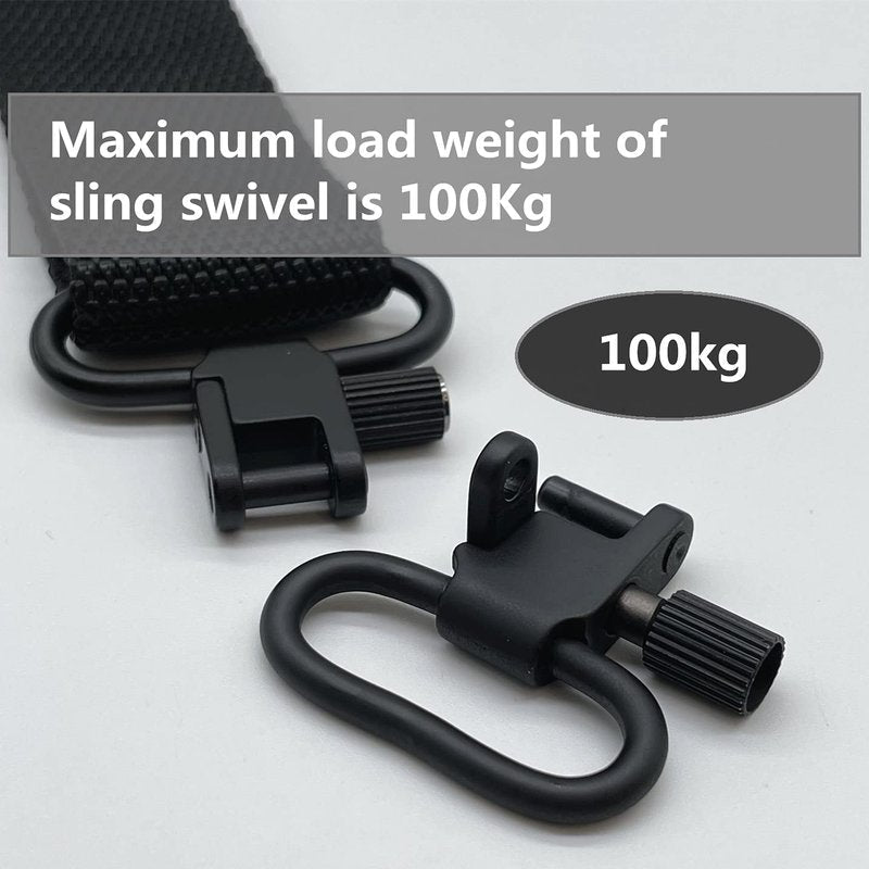 GGYOU 8-PCS Sling Swivels 1 inch Two Point Sling Attachment Clips for Rifle and Shotgun (1 inch)