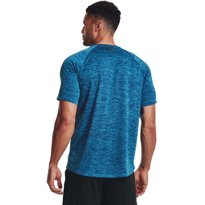 Under Armour Men's Tech 2.0 Short-Sleeve T-Shirt, (421) Capri / / Black, X-Small