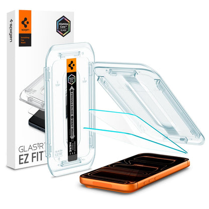Spigen Tempered Glass Screen Protector [GlasTR EZ FIT] designed for iPhone 14 Pro Max [Case Friendly] - Sensor Protection / 2 Pack