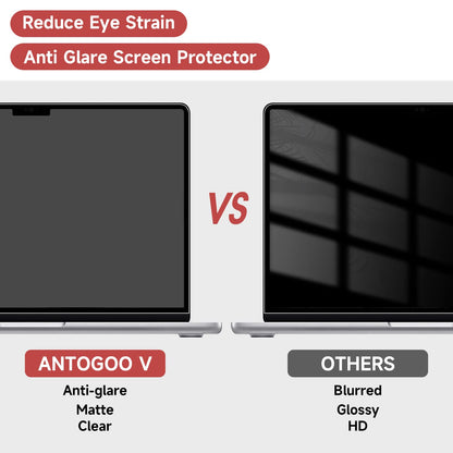 2 Pack Compatible with MacBook Pro 14 Inch Screen Protector (M4, M3, M2, M1, Pro/Max), Anti Glare Scratch Matte Screen Protector for MBP 14.2''(2021-2024 )