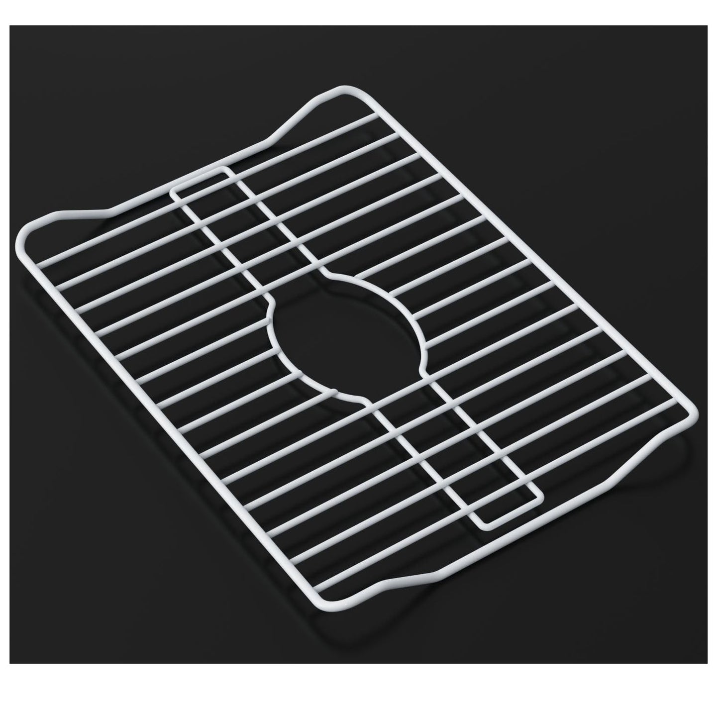 Better Houseware Sink Protector Prevents Scratches Sink Rack for Bottom of Sink White Sink Mat Sink Protectors for Kitchen Sink Metal 16x12.3x1