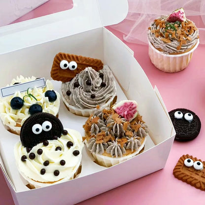 Eastron Edible Mini Candy Eyeballs Eyes Cake Cupcake Toppers Cookie Decorations Dessert Sprinkles for Halloween Christmas Birthday Party Supplies 2.82 Ounce