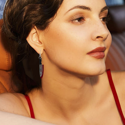 GBAHFY Halloween Ghost Face Knife Earrings Women Acrylic Drop Dangle Scream Gothic Statement Howling Skull Hypoallergenic Jewelry Gifts Lady Party Costume Decorations Accessories (K)