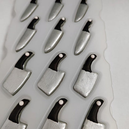 Edible Halloween Sprinkles for Cake Decorating, Edible Knives Cupcake Toppers for Cake, Cookies, Cupcakes, Baking, Ice Cream Desserts Supplies