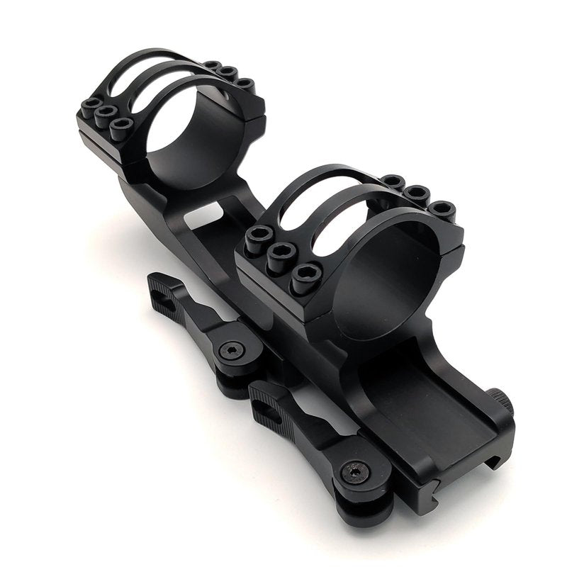Quick Release Cantilever Weaver Forward Reach Dual Ring 25.4mm / 30mm Heavy Duty Scope Mount